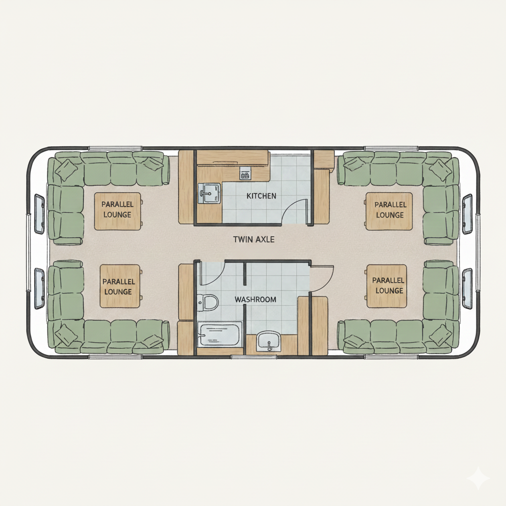 Double Dinette Twin floorplan